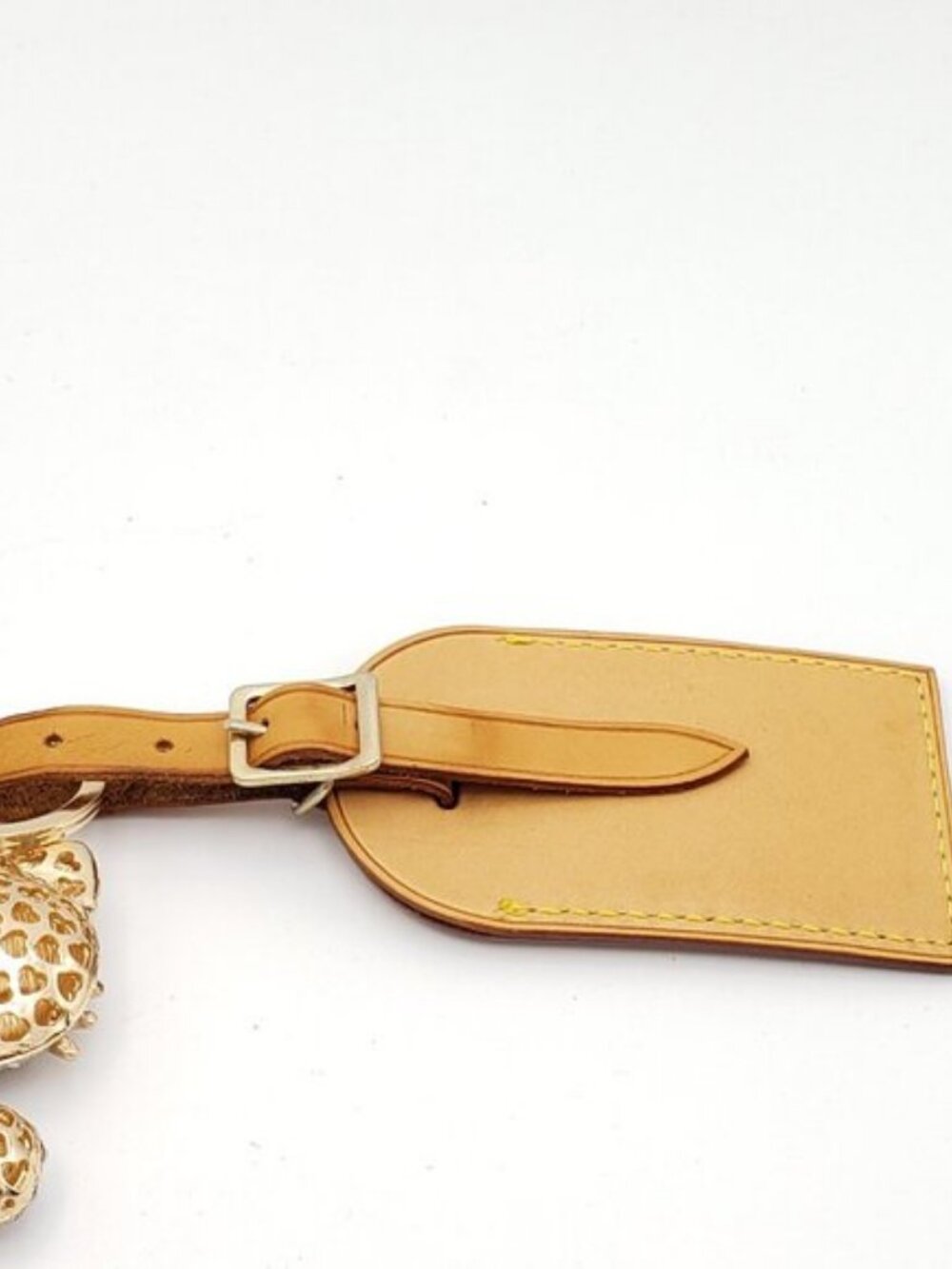 Authentic Louis Vuitton Luggage Nametag with Unbranded Keycharm - Picture 12 of 14